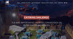 Desktop Screenshot of cateringsanjorge.com